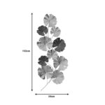 Διακοσμητικό τοίχου Patrick Inart μέταλλο σε χρυσή-μαύρη απόχρωση 59x132x5.5εκ - Image 3