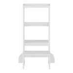 Παιδικός πύργος εκμάθησης Chiquel pakoworld τ. Montessori ξύλο σε λευκή απόχρωση 45.7x51x90εκ - Image 7