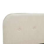 Κρεβάτι LumiLux pakoworld ύφασμα σε μπεζ απόχρωση 100x200εκ - Image 5