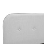 Κρεβάτι LumiLux pakoworld ύφασμα σε γκρι απόχρωση 160x200εκ - Image 5