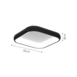 InLight Πλαφονιέρα οροφής LED 40W 3CCT από χρυσαφί μέταλλο και λευκό ακρυλικό D:45cm (42031-Golden) - Image 2