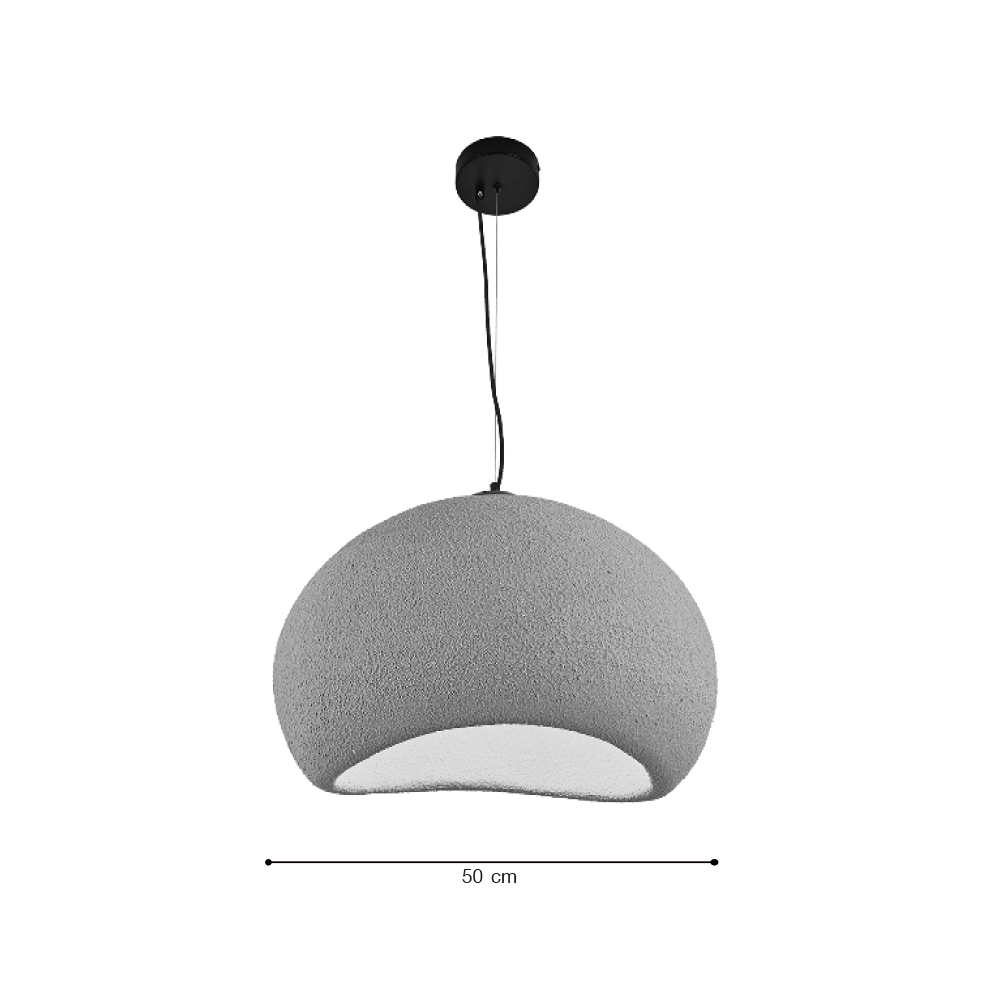 85 InLight Κρεμαστό φωτιστικό από Fiberglass 1XE27 D:50cm (4053-B)