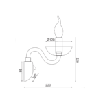 ^NETTO ΕΠΙΤΟΙΧΟ Φ/Σ 1ΧΕ14 ΦΙΜΕ ΚΡΥΣΤΑΛΛΟ+ΧΡΩΜΙΟ ΜΕΤΑΛΛΟ 22X30CM LUNARIA - Image 3