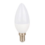 LED SMD E14 C37 5W 6000K 230V AC 470LM RA80 30000H 200°