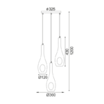 NETTO ΚΡΕΜΑΣΤΟ ΡOZETA ΓΥΑΛΙ ΤΡΥΠΑ 3ΧΕ14 CAVE - Image 3