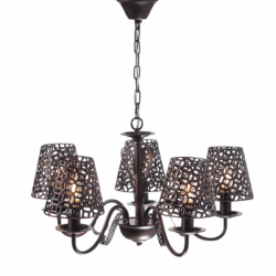 ^NETTO ΚΡΕΜ Φ/Σ 5ΧΕ14 ΜΕΤΑΛΛΙΚΟ ΜΑΥΡΟ-ΧΑΛΚΙΝΟ Φ55ΧΗ85CM EDAM