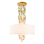 ^NETTO ΚΡΕΜΑΣΤΟ Φ/Σ 5ΧΕ14 CASCADA ΧΡΥΣΟ ΜΕΤ/ΚΟ + ΛΕΥΚΟ ΥΦΑΣΜΑ D60XH100CM