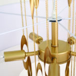 ^NETTO ΚΡΕΜΑΣΤΟ Φ/Σ 5ΧΕ14 CASCADA ΧΡΥΣΟ ΜΕΤ/ΚΟ + ΛΕΥΚΟ ΥΦΑΣΜΑ D60XH100CM - Image 6