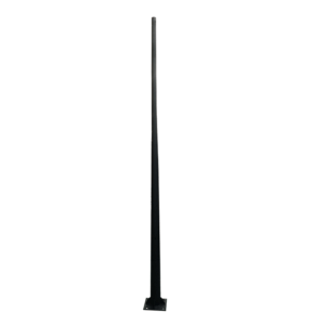ΚΟΛΩΝΑ ΧΑΛΥΒΔΙΝΗ Φ60/Φ114 4ΜΕΤΡΩΝ  3mm ΚΩΝΙΚΗ ME ΘΥΡΙΔΑ ΕΠΙΣΚΕΨΗΣ RAL 7016