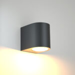 it-Lighting Powell 1xGU10 Outdoor Up or Down Wall Lamp Anthracite D:9cmx8cm (80200244) - Image 2