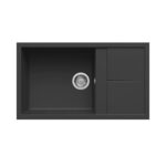 Νεροχύτης κουζίνας UNICO 410 Nero 40 ELLECI 86x50cm