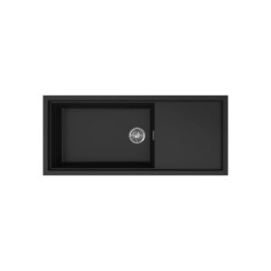 Νεροχύτης κουζίνας SINTESI 510 Black 86 ELLECI 116x50cm