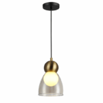 JULIETTE-ΦΩΤΙΣΤΙΚΟ ΚΡΕΜΑΣΤΟ ΟΡΕΙΧΑΛΚΙΝΟ ΓΥΑΛΙΝΟ ΣΥΜΒΑΤΙΚΟ ΙΡ20 1xΕ27 133xH1230mm