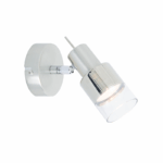 NETTO ΣΠΟΤ Ι ΝΙΚΕΛ ΜΕ ΔΙΑΦΑΝΟ ΓΥΑΛΙ 1 Χ GU10 PLATINUM