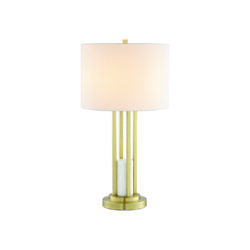 NETTO ΕΠΙΤΡΑΠΕΖΙΟ Φ/Σ 1ΧΕ27 BELIZE ΧΡΥΣΟ ΜΕΤ/ΚΟ+ΛΕΥΚΟ ΑΜΠΑΖΟΥΡ-ΜΑΡΜΑΡΟ IP20 D35