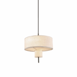 ΚΡΕΜΑΣΤΟ ΦΩΤΙΣΤΙΚΟ ΜΑΥΡΟ ΜΕΤΑΛΛΟ ΔΥΟ ΕΠΙΠΕΔΩΝ ΜΠΕΖ ΥΦΑΣΜΑΤΙΝΟ ΚΑΠΕΛΟ D40*H120cm 1*E27