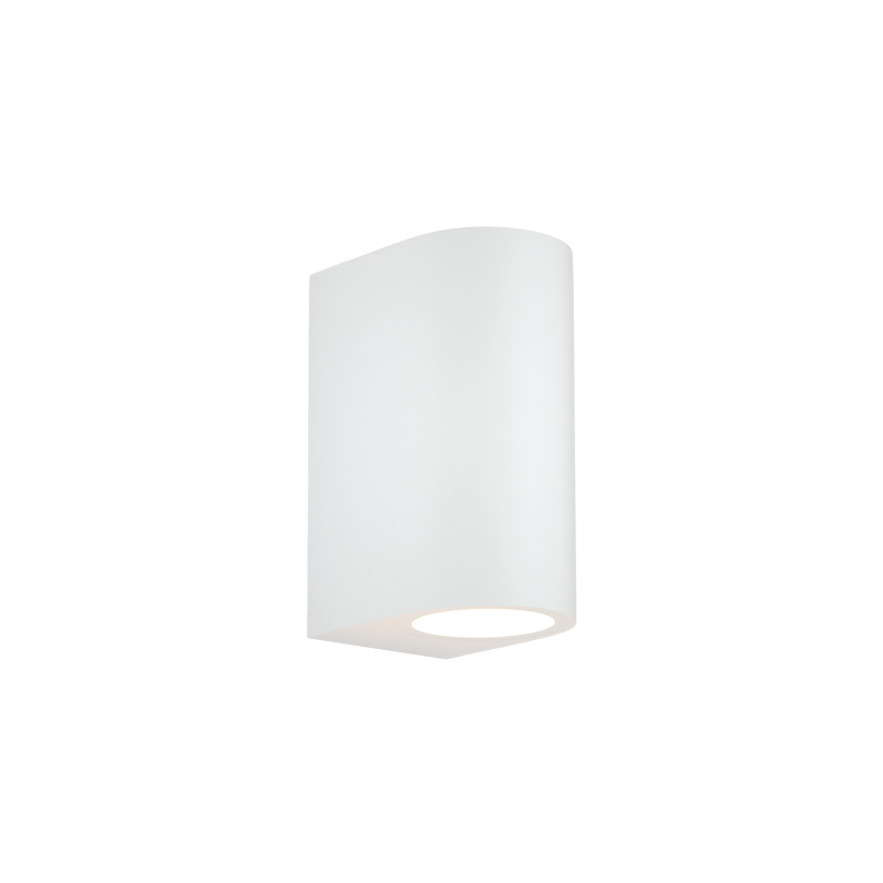 Michigan-white it-Lighting Michigan 2xGU10 Outdoor Up-Down Wall Lamp White D:14.7cmx9cm (80200124)