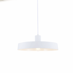 ΚΡΕΜΑΣΤΟ Φ/Σ 1ΧΕ27 ΜΕΤΑΛΛΙΚΟ ΛΕΥΚΟ Φ36ΧΗ120CM DOMENICA