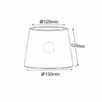 NETTO ΑΜΠΑΖΟΥΡ ΜΑΥΡΟ ΑΠΛΙΚΑΣ OD5610BS/BSLED PYTHON - Image 3