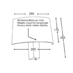 NETTO ΧΡΩΜΙΟ ΜΕΤΑΛΛΙΚΗ ΑΠΛΙΚΑ 1XE27 ΜΑΥΡΟ ΑΜΠΑΖΟΥΡ ΚΑΙ ΔΙΑΚΟΠΤΗ BOTTICELLI - Image 3