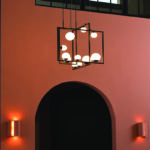 ^NETTO ΚΡΕΜΑΣΤΟ Φ/Σ 4xG9 QUADRO ΜΑΥΡΟ ΜΕΤ/ΚΟ +ΛΕΥΚΟ ΓΥΑΛΙ 49Χ12Χ120CM - Image 4