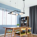 ^NETTO ΚΡΕΜΑΣΤΟ Φ/Σ 4xG9 QUADRO ΜΑΥΡΟ ΜΕΤ/ΚΟ +ΛΕΥΚΟ ΓΥΑΛΙ 58Χ58Χ120CM - Image 4