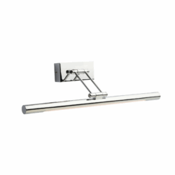 ^NETTO ΕΠΙΤΟΙΧΟ Φ/Σ LED 12W 3000K 780LM ΧΡΩΜΙΟ ΜΕΤ/ΚΟ IP44 50X6X19CM RIO