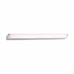 ^NETTO ΕΠΙΤΟΙΧΟ Φ/Σ LED 12W 3000K 780LM ΑΣΗΜΙ ΑΛΟΥΜΙΝΙΟ IP44 57X7X4CM KLARA