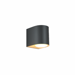 it-Lighting Powell 1xGU10 Outdoor Up or Down Wall Lamp Anthracite D:9cmx8cm (80200244)