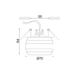 NETTO ΣΠΟΤ G9 ΚΡΥΣΤΑΛΛΟ ΤΕΤΡΑΓΩΝΟ MORIA - Image 3