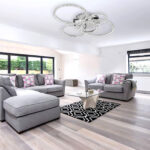 InLight Πλαφονίερα οροφής LED 72W 4000Kαπό χρώμιο μέταλλο και κρύσταλλα D:80cm (6038) - Image 2