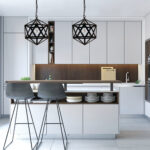 InLight Κρεμαστό φωτιστικό από μαύρο μέταλλο 1XE27 D:30cm (4418-BL) - Image 2