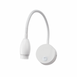 NETTO ΕΠΙΤΟΙΧΟ ΣΠΟΤ ΝM LED 3W 210Lm ΜΕ ΣΠΙΡΑΛ&ΔΙΑΚΟΠΤΗ 3000K 230V SWAN