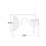 NETTO ΑΠΛΙΚΑ ΔΙΑΦΑΝΗΣ ΑΚΡΥΛΙΚΗ 1X40W E14 PEGASUS - Image 3