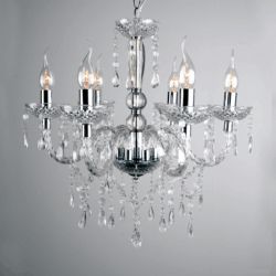 NETTO ΚΡΕΜΑΣΤΟ ΔΙΑΦΑΝΕΣ ΑΚΡΥΛΙΚΟ 6X40W E14 PEGASUS