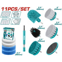 TOTAL ΕΠΑΓΓ. ΣΕΤ ΒΟΥΡΤΣΕΣ ΚΑΘΑΡΙΣΜΟΥ ΔΡΑΠΑΝΟΥ ΜΕ ΠΡΟΕΚΤΑΣΗ 1/4" 11ΤΕΜ (TACB1101)