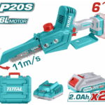 TOTAL ΣΕΤ ΕΠΑΓΓ. ΑΛΥΣΟΠΡΙΟΝΟ ΚΛΑΔ ΜΠΑΤ. Li-ion 20V /  2Ah / 2 ΜΠΑΤ ΣΕ ΒΑΛΙΤΣΑ BL Motor (TGSLI20686)