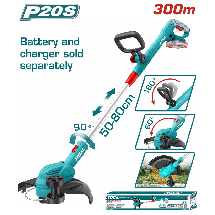 TGTLI20328 TOTAL ΘΑΜΝΟΚΟΠΤΙΚΟ ΜΠΑΤ. Li-ion 20V ΧΩΡΙΣ ΜΠΑΤΑΡΙΑ ΚΑΙ ΦΟΡΤΙΣΤΗ (TGTLI20328)