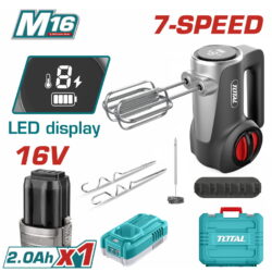 TOTAL ΜΙΞΕΡ ΜΠΑΤ.  Li-ion 16V / 2Ah / 1 ΜΠΑΤ (TMK023K)