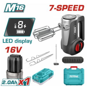 TOTAL ΜΙΞΕΡ ΜΠΑΤ.  Li-ion 16V / 2Ah / 1 ΜΠΑΤ (TMK023K)