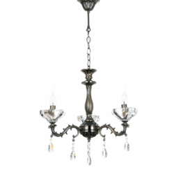 NETTO ΚΡΕΜΑΣΤΟ Φ/Σ 3ΧΕ14 ΜΕΤΑΛΛΙΚΟ ΜΠΡΟΝΖΕ+ΚΡΥΣΤΑΛΛΟ Φ54ΧΗ130CM SARTO