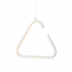 ^NETTO ΚΡΕΜΑΣΤΟ Φ/Σ LED 7W 3000K 725LM ΛΕΥΚΟ ΜΕΤΑΛΛΙΚΟ 23X11XH128CM EUCLID2