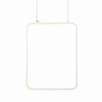 ^NETTO ΚΡΕΜΑΣΤΟ Φ/Σ LED 15W 3000K 1390LM ΛΕΥΚΟ ΜΕΤΑΛΛΙΚΟ 26X14XH142CM SYMETRIA