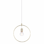 NETTO ΚΡΕΜΑΣΤΟ Φ/Σ 1ΧΕ27 ΜΕΤΑΛΛΙΚΟ ΟΡΕΙΧΑΛΚΟ ΚΥΚΛΟΣ Φ35CM TWIGGY