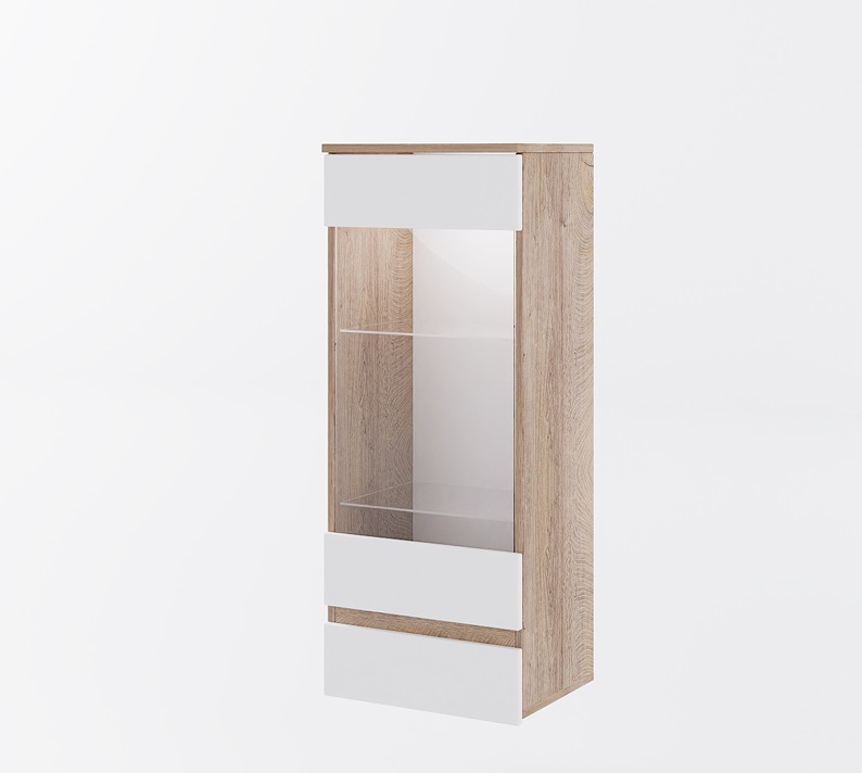 Vitrina_Klasik-912 Βιβλιοθήκη Σόνομα/Λευκό