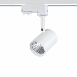 WHITE LED TRACK LIGHT 7W 4000K 4WIRES 24° 760LM 230V Ra80