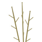 Καλόγερος Marianni pakoworld χρυσό-λευκό μέταλλο 50x38x182εκ - Image 2