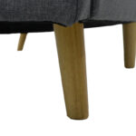 Καναπές-κρεβάτι Flexible pakoworld σε ανθρακί ύφασμα 198x87x76εκ - Image 10