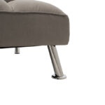 Καναπές-κρεβάτι Rebel pakoworld 3θέσιος με ύφασμα γκρι 189x92x82εκ - Image 6