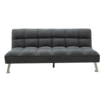 Καναπές-κρεβάτι Rebel pakoworld 3θέσιος με ύφασμα ανθρακί 189x92x82εκ - Image 3